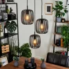 Style Boho-Chic-hofstein Suspension Herrera Noir, 3 lumières