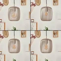 Style Boho-Chic-hofstein Suspension Herrera Sable, 3 lumières