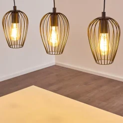 hofstein Suspension Hodges Noir, 3 lumières