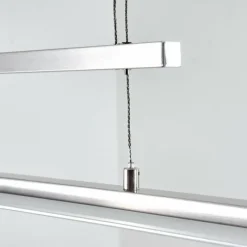 hofstein Suspension Hogana LED Nickel mat, 1 lumière