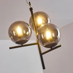 hofstein Suspension Hogatza Noir, 3 lumières