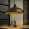 Lampes Industrielles-hofstein Suspension HOGEBRUG Argenté, 1 lumière