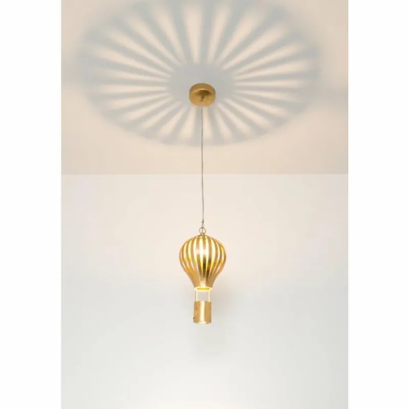 Lampes Dorées-Luminaires Holländer Suspension Holländer BALLOON PICCOLO LED Or, 2 lumières