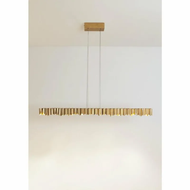 Lampes Dorées-Luminaires Holländer Suspension Holländer CASTELLO LED Or, 6 lumières