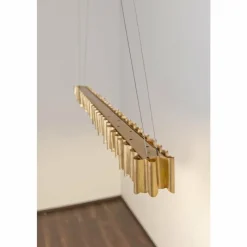 Lampes Dorées-Luminaires Holländer Suspension Holländer CASTELLO LED Or, 6 lumières