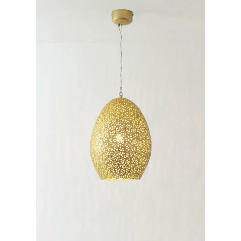 Luminaires Rustiques-Luminaires Holländer Suspension Holländer CAVALLIERE GRANDE Or, 1 lumière