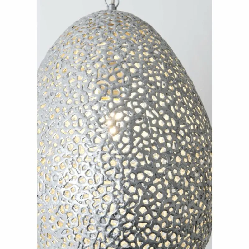 Luminaires Rustiques-Luminaires Holländer Suspension Holländer CAVALLIERE GRANDE Argenté, 1 lumière