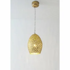 Luminaires Rustiques-Luminaires Holländer Suspension Holländer CAVALLIERE PICCOLO Or, 1 lumière