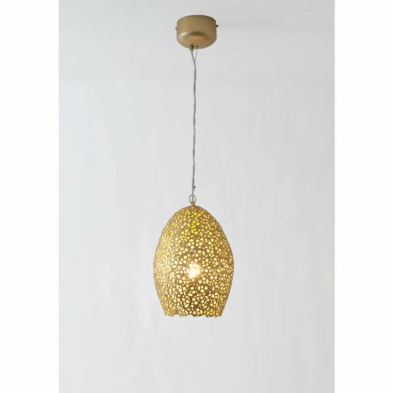 Luminaires Rustiques-Luminaires Holländer Suspension Holländer CAVALLIERE PICCOLO Or, 1 lumière
