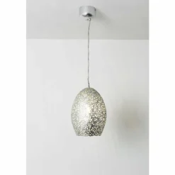 Luminaires Rustiques-Luminaires Holländer Suspension Holländer CAVALLIERE PICCOLO Argenté, 1 lumière