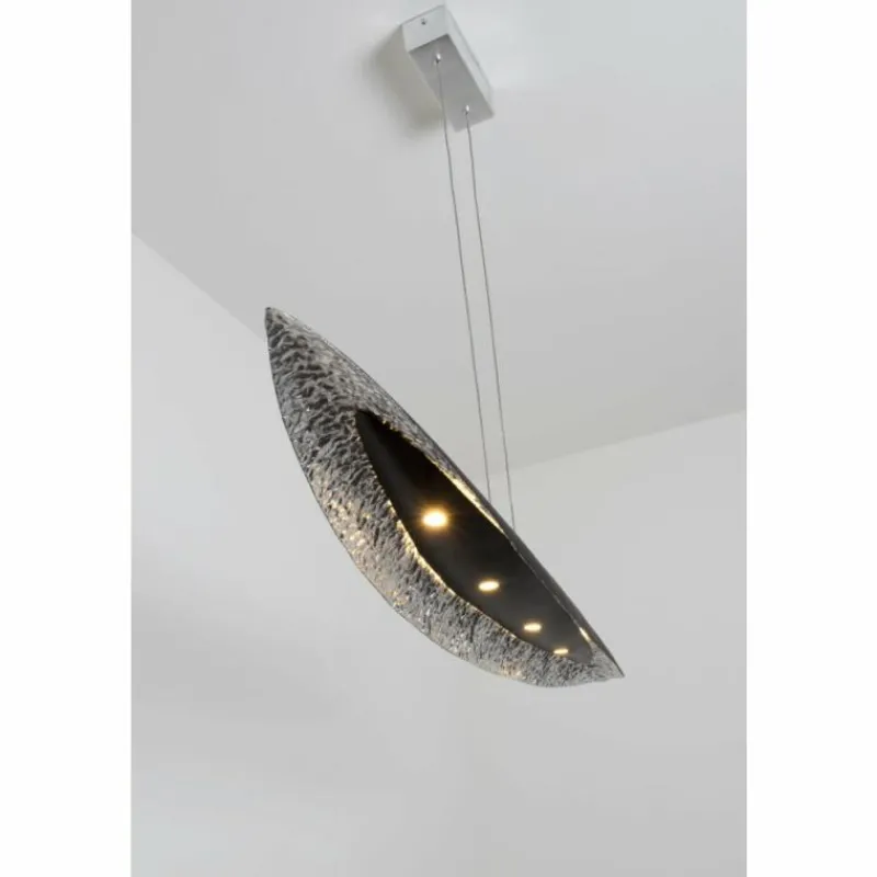 Luminaires Holländer Suspension Holländer CHIASSO LED Argenté, 4 lumières* Suspensions