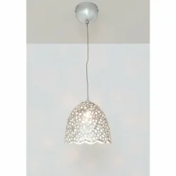 Luminaires Holländer Suspension Holländer LILY GRANDE Argenté, 1 lumière* Suspensions