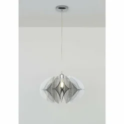 Lampes Industrielles-Luminaires Holländer Suspension Holländer LUCIA Chrome, 1 lumière