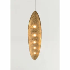 Lampes Dorées-Luminaires Holländer Suspension Holländer MERCURIO LED Or, 5 lumières