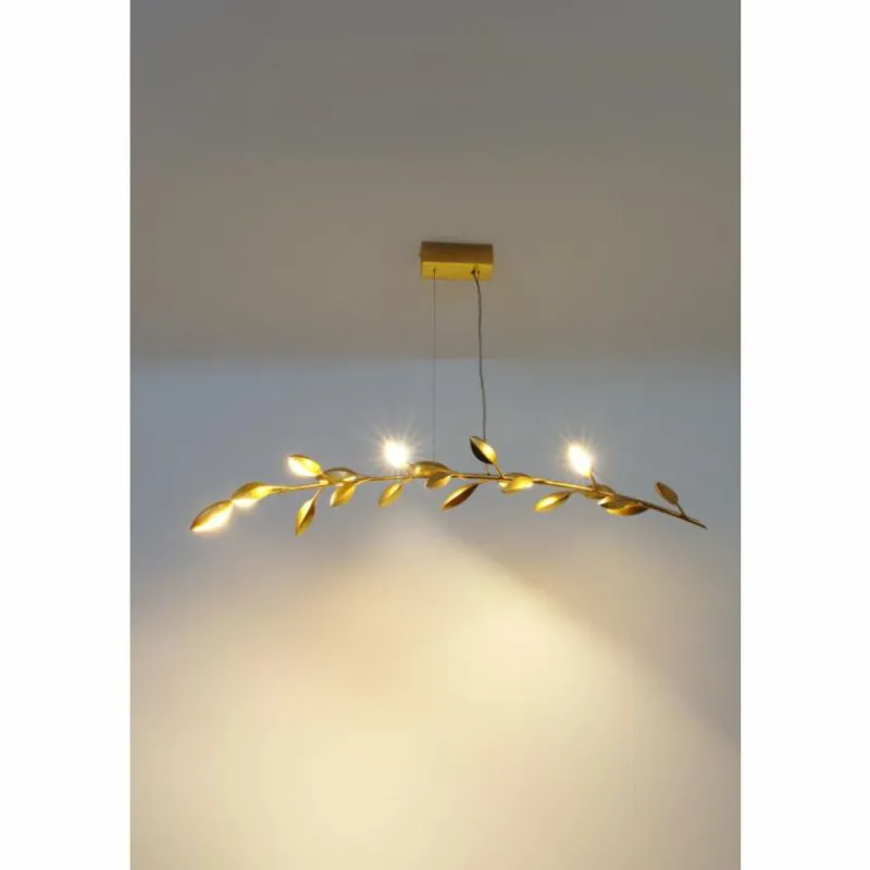 Luminaires Rustiques-Luminaires Holländer Suspension Holländer RISO Or, 11 lumières