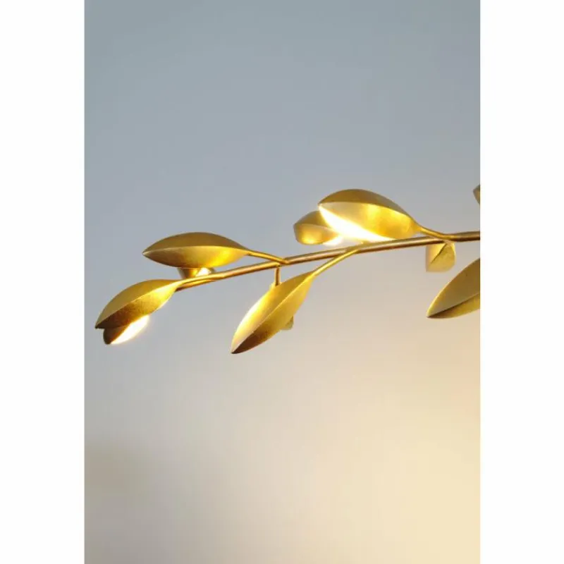 Luminaires Rustiques-Luminaires Holländer Suspension Holländer RISO Or, 11 lumières