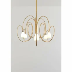 Luminaires Holländer Suspension Holländer ROSASPINA OVAL Or, 6 lumières