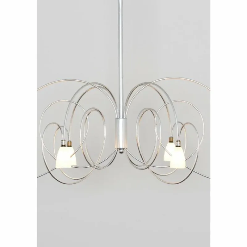 Luminaires Holländer Suspension Holländer ROSASPINA OVAL Argenté, 6 lumières