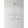 Luminaires Holländer Suspension Holländer ROSASPINA Argenté, 6 lumières