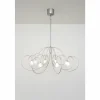 Luminaires Holländer Suspension Holländer ROSASPINTA GROSS Argenté, 8 lumières