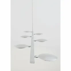 Luminaires Holländer Suspension Holländer SIMULATORE LED Argenté, 6 lumières* Éclairage Led