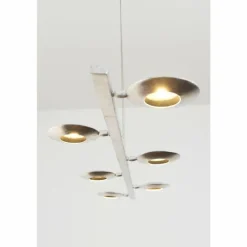 Luminaires Holländer Suspension Holländer SIMULATORE LED Argenté, 6 lumières* Éclairage Led
