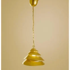 Lampes Dorées-Luminaires Holländer Suspension Holländer SNAIL ONE Or, 1 lumière