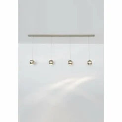 Luminaires Holländer Suspension Holländer SUOPARE Argenté, 4 lumières* Suspensions