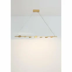 Lampes Dorées-Luminaires Holländer Suspension Holländer TENACIA LED Or, 7 lumières