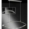 Luminaires Fischer & Honsel Suspension Honsel Lucy Chrome, 6 lumières