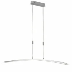 Luminaires Fischer & Honsel Suspension Honsel Metis LED Nickel mat, 1 lumière, Changeur de couleurs* Éclairage Led