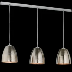 Lampes Dorées-Luminaires Fischer & Honsel Suspension Honsel SHINE Nickel mat, 3 lumières