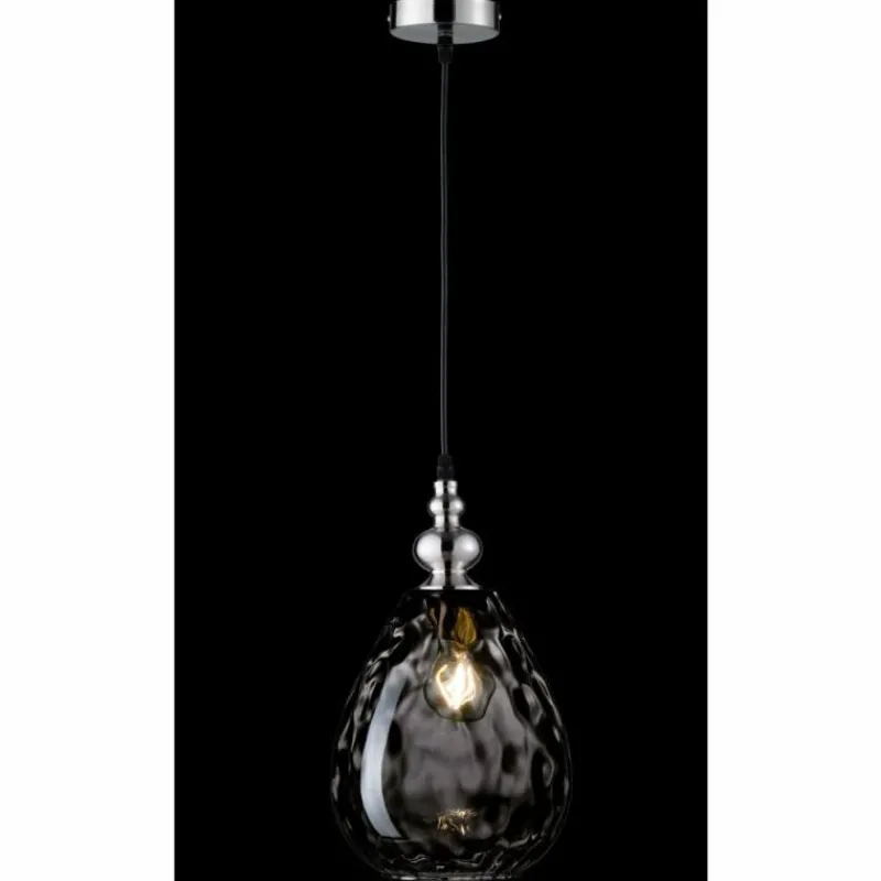 Luminaires Fischer & Honsel Suspension Honsel Uller Noir, 1 lumière