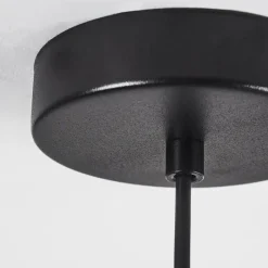 Lampes En Tissu-hofstein Suspension Huarate Noir, 1 lumière