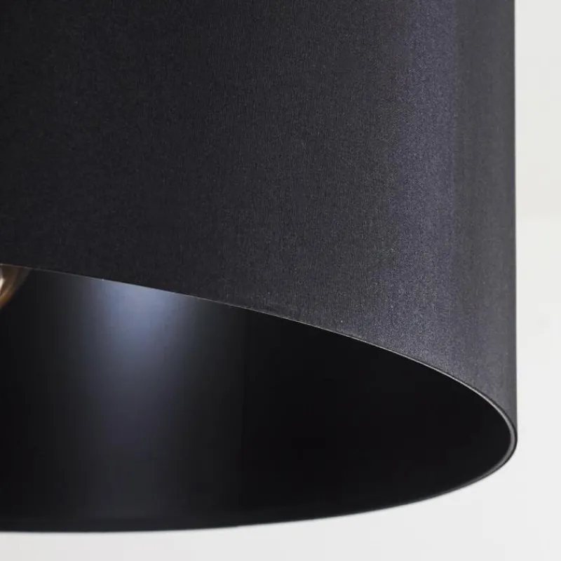 Lampes En Tissu-hofstein Suspension Huarate Noir, 1 lumière