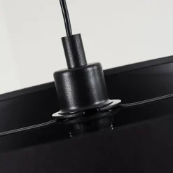 Lampes En Tissu-hofstein Suspension Huarate Noir, 1 lumière