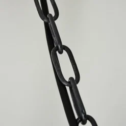 Style Boho-Chic-hofstein Suspension Hunseberg Gris, Noir, 1 lumière