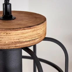 Luminaires Scandinaves-hofstein Suspension Husvik Noir, 3 lumières