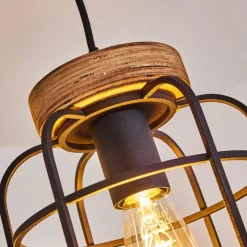 Luminaires Scandinaves-hofstein Suspension Husvik Noir, 3 lumières