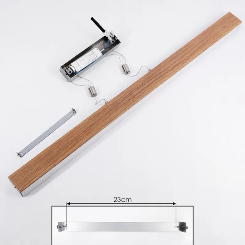 hofstein Suspension Hyllinge LED Chrome, Gris, 1 lumière