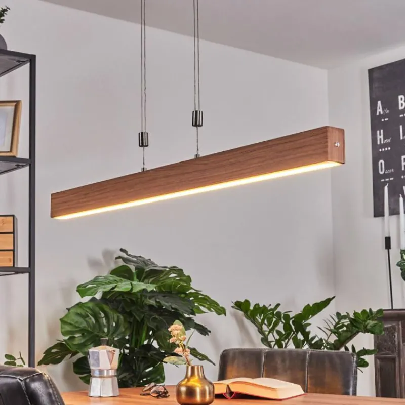 hofstein Suspension Hyllinge LED Chrome, Gris, 1 lumière