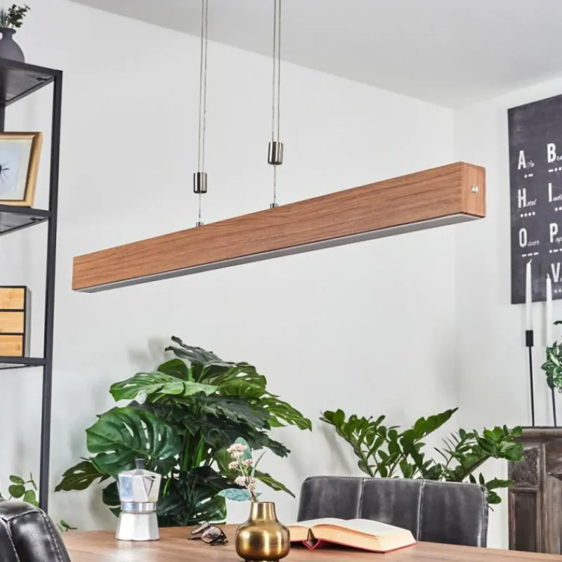 hofstein Suspension Hyllinge LED Chrome, Gris, 1 lumière