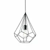 Luminaires Ideallux Suspension Ideal Lux AMPOLLA Noir, 1 lumière* Suspensions