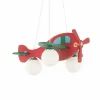 Lampes En Bois-Luminaires Ideallux Suspension Ideal Lux AVION-2 Multicolore, 3 lumières