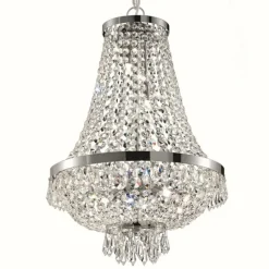 Luminaires Ideallux Suspension Ideal Lux CAESAR Chrome, 9 lumières
