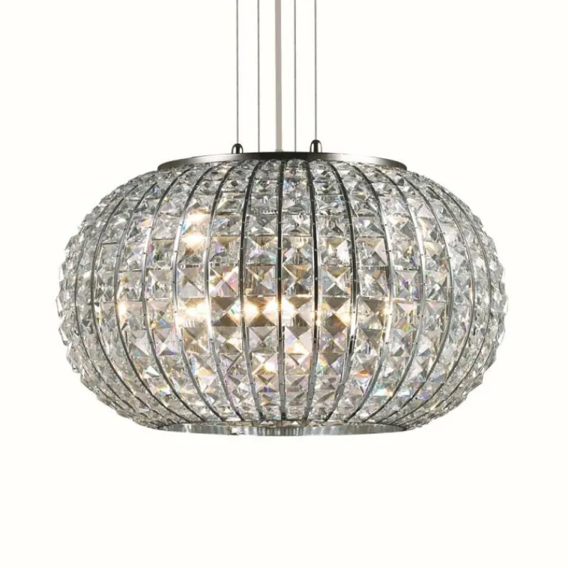 Luminaires Ideallux Suspension Ideal Lux CALYPSO Chrome, 5 lumières