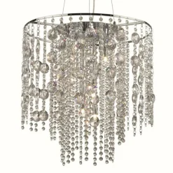 Luminaires Ideallux Suspension Ideal Lux EVASIONE Chrome, 10 lumières