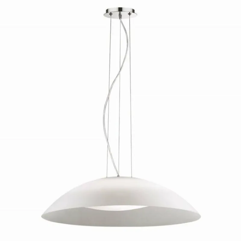 Luminaires Ideallux Suspension Ideal Lux LENA Blanc, 3 lumières* Suspensions