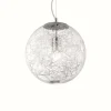 Luminaires Ideallux Suspension Ideal Lux MAPA MAX Chrome, 1 lumière