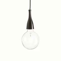 Luminaires Ideallux Suspension Ideal Lux MINIMAL Noir, 1 lumière* Suspensions